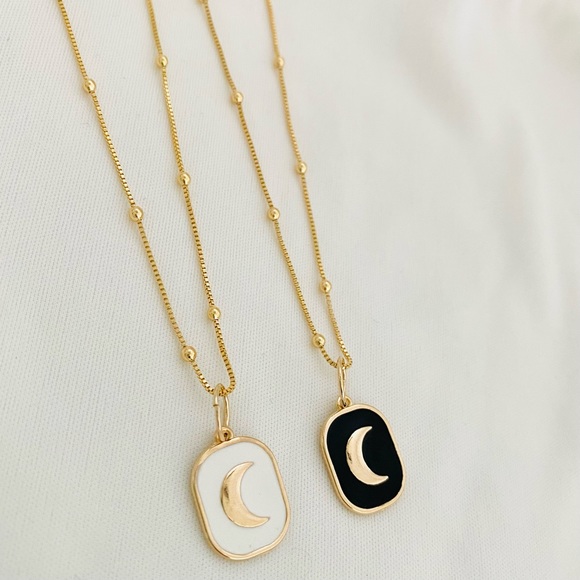 Crescent Moon Necklace - Picture 2 of 8